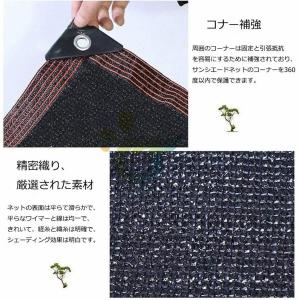 遮光ネット 遮光ネット 寒冷紗 黒 日除け シ...の詳細画像3