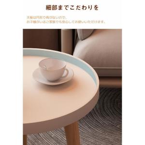 4色から選べる丸型サイドテーブル 幅40cm ...の詳細画像5