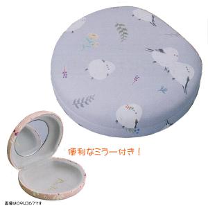 FRIENDS HILL フレンズヒル/ミラー付き アクセサリーケース/ハードケース バネ式 携帯用 野鳥 小鳥 北海道 花 ハナトシマエナガ 094368/4535279847736/パールの商品画像