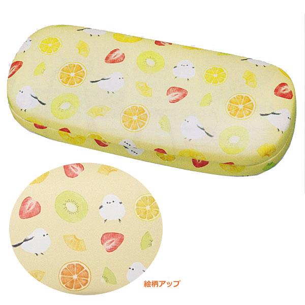 FRIENDS HILL フレンズヒル/クロス付 メガネケース/薄型 スリム ハードケース バネ式 ...