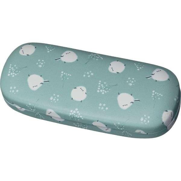 フレンズヒル/クロス付 メガネケース/薄型 スリム ハードケース バネ式 野鳥 しまえなが ホンワカ...