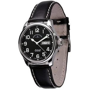 ZENO-WATCH BASEL メンズウォッチ 腕時計 Basic Pilot 自動巻き デイデイト/ブラック 12836DD-a1