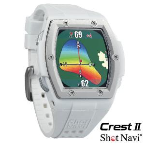Shot Navi Crest(ショットナビ) ブラック×シルバー GPSゴルフナビ