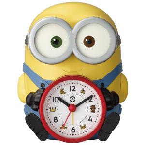 リズム時計 クオーツ 目覚まし時計/ミニオンズ...の詳細画像1