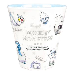 ポケモン ポケットモンスター/メラミンカップ タンブラー コップ 食器/カラーズ ホワイト 5252612/PM-5525520WH  プラスト ティーズファクトリー