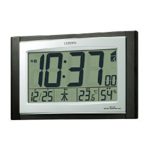 RHYTHM パルデジットコンビR096 温度・湿度表示付 置き時計