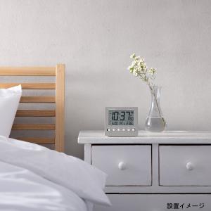 リズム時計 電波デジタルめざまし時計/フィット...の詳細画像3