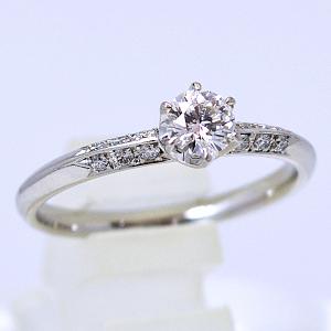 0.517ct 天然ダイヤモンド リング プラチナ PT900 カラット ラウンド