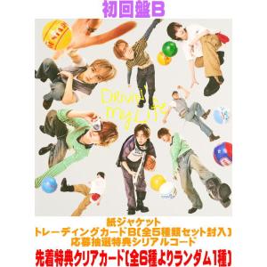 先着特典クリアカード(外付) 初回盤B DVD付 紙ジャケット トレカB+応募抽選特典シリアルコード...