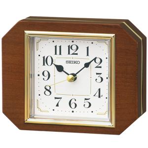 SEIKO（セイコー） QZ456D SEIKO 置時計 クオーツクロック 茶色 年輪