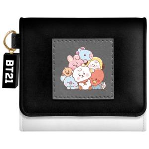 クラックス/公式 BT21 防弾少年団 BTS 三つ折り財布 ウォレット/モノトーン CR-104174