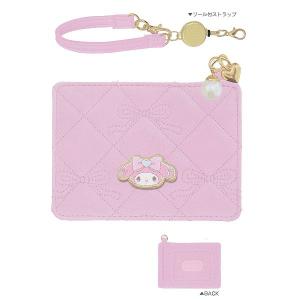 クロミ サンリオキャラクターズ リールストラップ付 パスケース 定期
