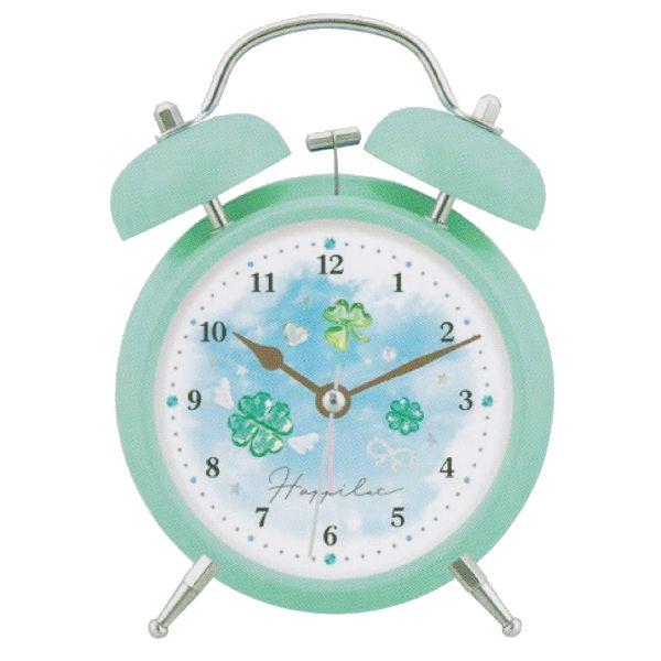 12月上旬以降発売予定/ハピロット ベル付きアラームクロック 目覚まし時計 大音量 ベル音 メロディ...