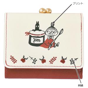 クラックス/MOOMIN三つ折り財布 がま口 ウォレット/リトルミイ ジャムづくり CR-200780
