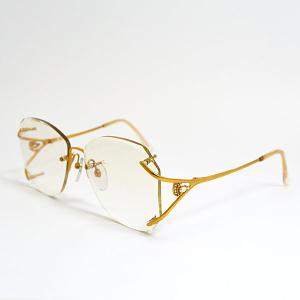 HOYA ホーヤ アイジュエリー 金台 ダイヤ装飾 高級 フレームメガネ 老眼鏡 HOYA 高品質 ホヤ/K18 18金 ゴールド メガネフレーム/ダイヤモンド