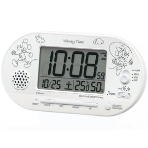 リズム時計/くまモン 立体電波デジタル目覚まし時計 8RZ156RH02 (代引