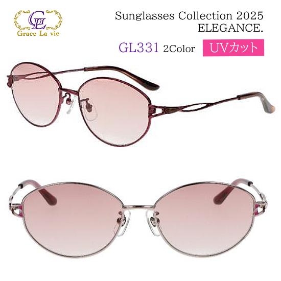 ●2025モデル/グレイスラヴィ Grace La vie/UVカット レディース サングラス カラ...