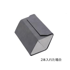 2本収納/メガネケース マグネット式 収納ケー...の詳細画像5