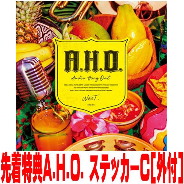 ●先着特典A.H.O. ステッカーC(外付)通常盤(初回プレス) 視聴シリアルコード(2)封入 WE...