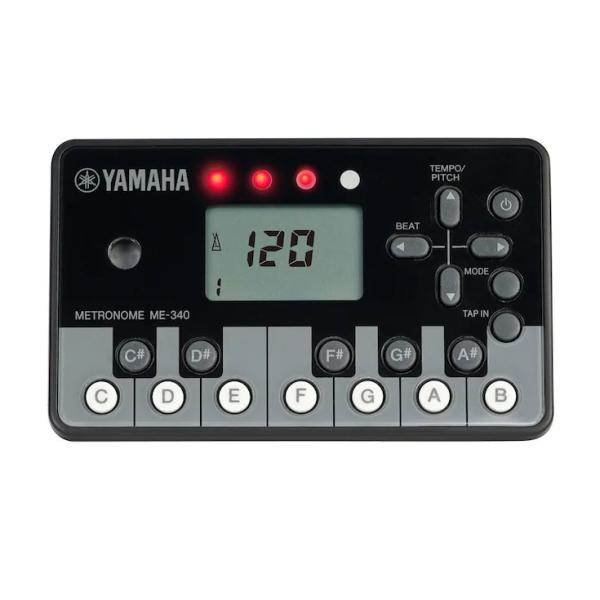 ●YAMAHA ヤマハ/電子メトロノーム デジタルメトロノーム 発音ボタン付き/楽器 練習 小型 軽...