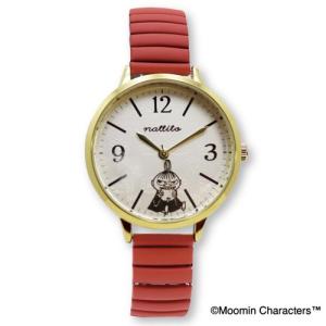 フィールドワーク　ウォッチ　腕時計/MOOMIN(ムーミン)　カービングジャバラウォッチ/リトルミイ　レッド　MOM009-2（MOM-09-2) RE｜ajewelry