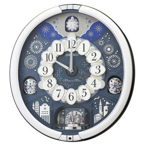 スモールワールド メロディ電波掛時計(18曲入) 4MN523RH05 ギフト