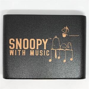 スヌーピー PEANUTS 限定デザイン/SNOOPY WITH MUSIC リードケース/キャラクター 楽器 音楽 部活 吹奏楽 B♭Cla／A.Sax用 5本収納 ブラック SCLAS-0510/NMG｜ajewelry