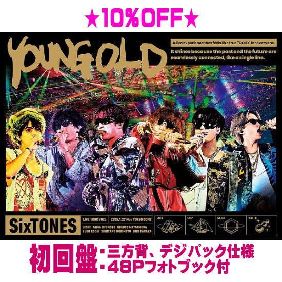 初回盤 ライブ音源CD付 三方背、デジパック仕様 48Pフォトブック付 SixTONES 4DVD+...