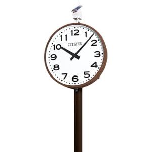 CITIZEN(シチズン）/屋外用 標準電波時計 ソーラー電波ポール時計