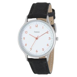 サンフレイム J-AXIS メンズウォッチ 腕時計/抗菌 抗ウイルスベルトウォッチ ニッケルフリー TIMEAGE/ブラック TABV02-BK