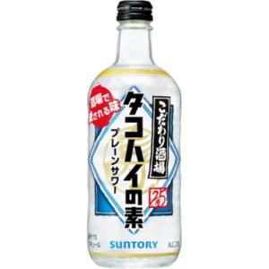 サントリータコハイ 25度 500ml瓶 1:3で割るだけ 現品限りタコハイオリジナルグラス付き｜ajima-saketen