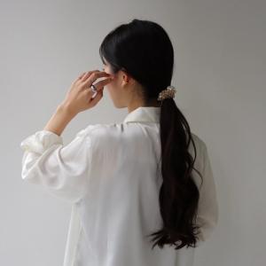 ヘアアクセサリー ヘアゴム 髪留め 大きめ ヘ...の詳細画像2