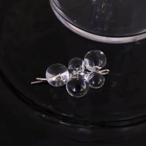 ヘアアクセサリー レディース ヘアピン ヘアアレンジ シルバー クリア シンプル まとめ髪 髪飾り ajiro accessory H024｜AJIRO ACCESSORY