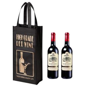 10枚入 ワインバッグ 手提げ袋 不織布 ワイン用袋