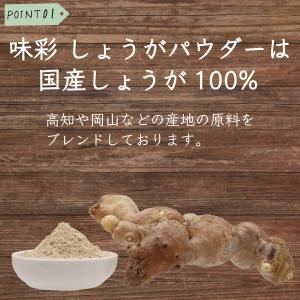 生姜パウダー 無添加 蒸し生姜 味彩 しょうが...の詳細画像3