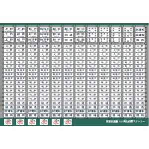 103系常磐線方向幕ステッカー(Nゲージ)