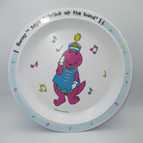 【SPIRAL】90'S★Barney★バーニー★お皿★プレート★メラミンプレート★プラスティック★...