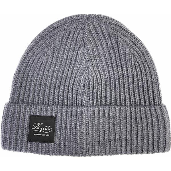 MUTT MOTORCYCLES APPAREL ARCH BEANIE GREY MA-B01GY
