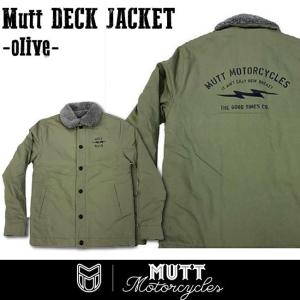 MUTT MOTORCYCLES APPAREL Mutt DECK JACKET OLIVE マット モーターサイクル