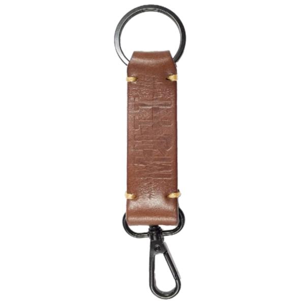 MUTT MOTORCYCLES APPAREL MUTT BOLT KEYRING BROWN