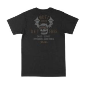 MUTT MOTORCYCLES APPAREL SPEED SKULL T-shirt マット モーターサイクル アパレル Tシャツ ブラック トップス ロゴ バックプリント メンズ 黒 MUT-26B