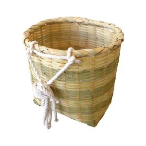 竹　腰かご　J5086B　小　ひも付き　収穫かご