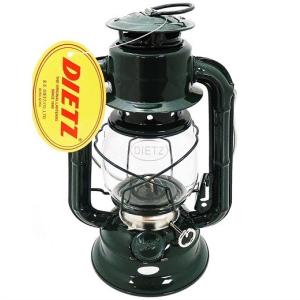 Dietz デイツ 】 #76 オイルランプ グリーン（緑） Oil Lamp Burning