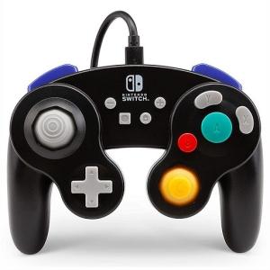 【未開封】Nintendoコントローラー スマブラブラック　クロス付き 任天堂（Nintendo） ゲームキューブ コントローラー GC スマブラ