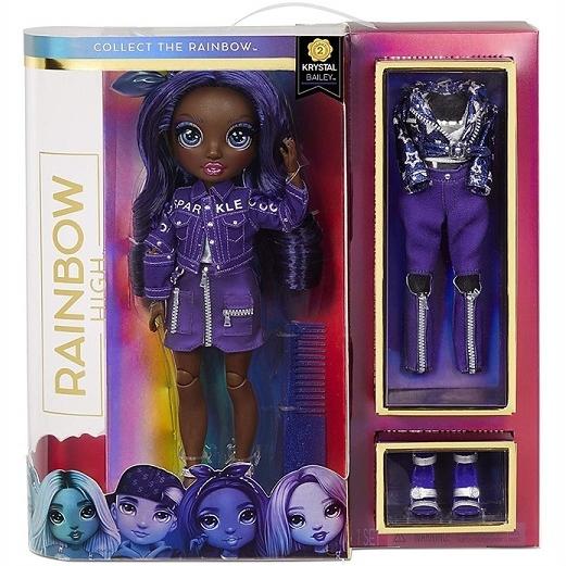 【Rainbow High】 レインボーハイ クリスタルベイリー インディゴ ファッションドール サ...