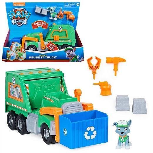 ※パッケージにダメージあり パウパトロール ロッキー リユースイット リサイクルトラック フィギュア...