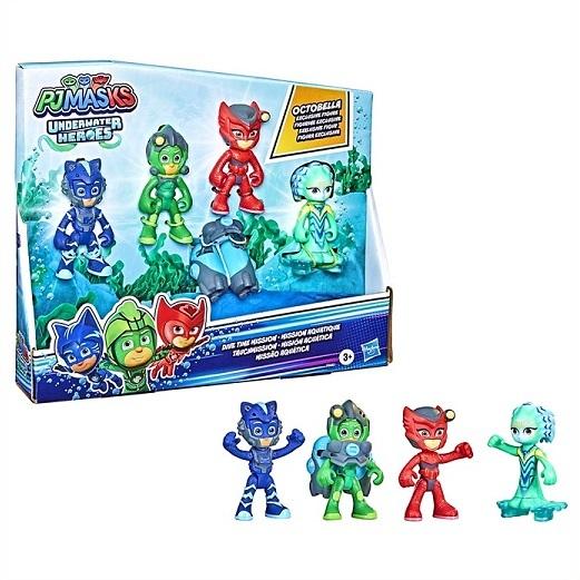 しゅつどう!パジャマスク ダイブタイムミッション フィギュアセット PJ Masks Dive Ti...