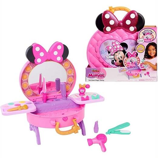 【Disney Minnie】 ディズニー ミニーマウス グラムマジックバニティ 小物付き おもちゃ...