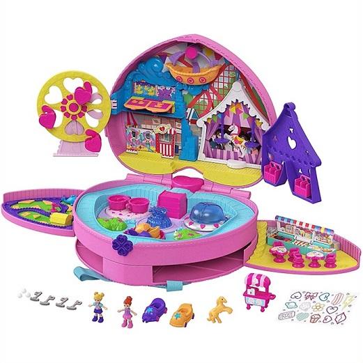 Polly Pocket ポーリーポケット タイニーイズマイティーのテーマパーク バックパック プレ...