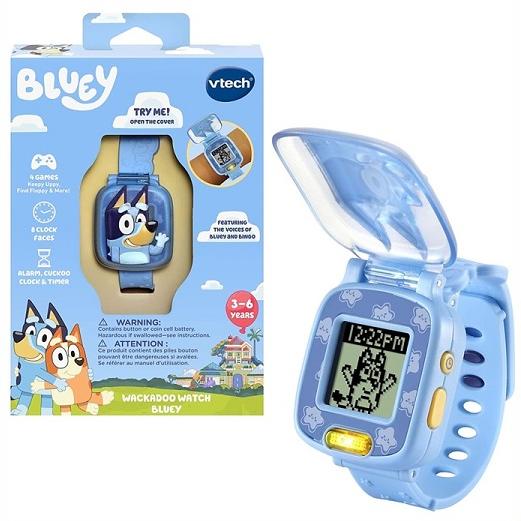 【VTech】ディズニージュニア ブルーイ ウォッチ Bluey/腕時計/ゲーム/アラーム/ストップ...